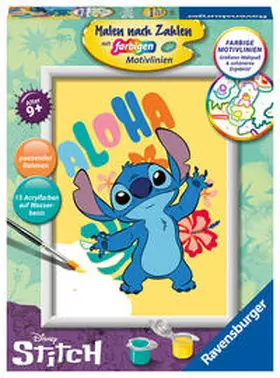  CreArt, Malen nach Zahlen Kinder - Disney Stitch | Sonstiges |  Sack Fachmedien