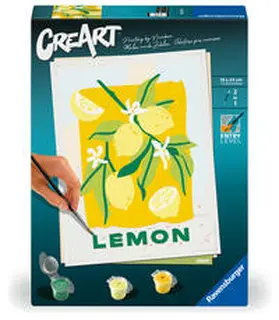  CreArt, Malen nach Zahlen Adults Trend - Zitronen | Sonstiges |  Sack Fachmedien