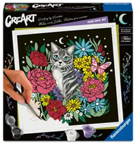 CreArt, Malen nach Zahlen Adults Trend - Pixie Cold: Katze | Sonstiges | 400-555625855-0 | sack.de
