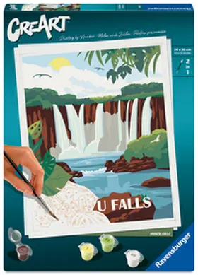 CreArt, Malen nach Zahlen Adults Trend - Iguazu Wasserfälle | Sonstiges | 400-555625894-9 | sack.de