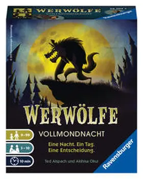 Alspach / Okui |  Ravensburger 26703 - Werwölfe - Vollmondnacht, Gesellschaftsspiel ab 9 Jahren, Actionsspiel für 3-10 Spieler, Spielereihe | Sonstiges |  Sack Fachmedien