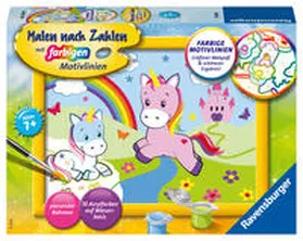  CreArt, Malen nach Zahlen Kinder - Traumhafte Einhornwelt | Sonstiges |  Sack Fachmedien