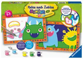 CreArt, Malen nach Zahlen Junior - Lustige Monster | Sonstiges | 400-555628941-7 | sack.de