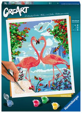  Ravensburger Malen nach Zahlen 28991 - Flamingo Love - ab 12 Jahren | Sonstiges |  Sack Fachmedien