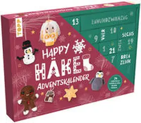Czerny / Eisterlehner / Konecny |  Happy Häkel-Adventskalender. Mit Material und Anleitungsbuch für 24 Häkelprojekte | Sonstiges |  Sack Fachmedien