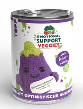 Konrad |  Emotional Support Veggies Häkelset Aubergine | Sonstiges |  Sack Fachmedien
