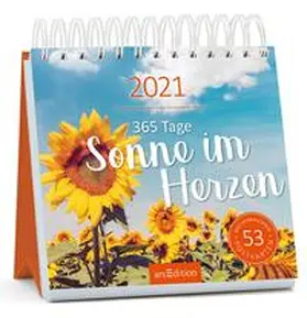  Postkartenkalender 365 Tage Sonne im Herzen 2021 - Wochenkalender mit abtrennbaren Postkarten | Sonstiges |  Sack Fachmedien