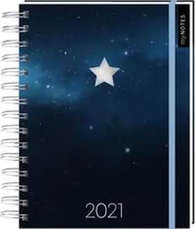  Kalender mit Spiralbindung Sternenhimmel 2021 | Buch |  Sack Fachmedien