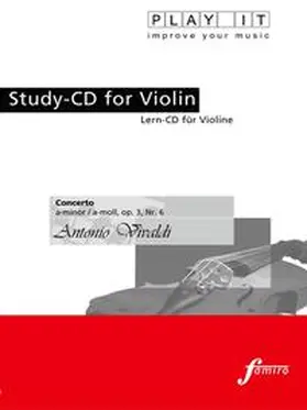  Study-CD for Violin - Concerto op.3,Nr.6,a-moll | Sonstiges |  Sack Fachmedien