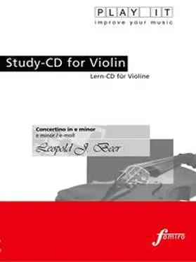 Study-CD for Violin - Concertino in e minor,op.47 | Sonstiges |  Sack Fachmedien