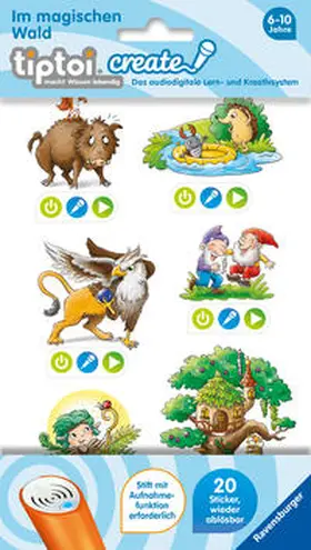  tiptoi® CREATE Sticker Im magischen Wald | Sonstiges |  Sack Fachmedien