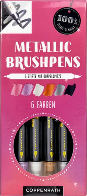  Metallic Brushpens (Beere) | Sonstiges |  Sack Fachmedien