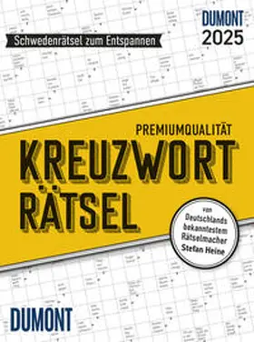 Heine / DUMONT Kalender |  DUMONT - Stefan Heine Kreuzworträtsel 2025 Tagesabreißkalender, 11,8x15,9cm, Rate-Kalender vom Rätselpapst Stefan Heine, mit Schwedenrätsel zum Entspannen, mit Aufsteller und perforierten Seiten | Sonstiges |  Sack Fachmedien
