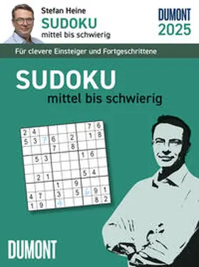 Heine / DUMONT Kalender |  DUMONT - Stefan Heine Sudoku mittel bis schwierig 2025 Tagesabreißkalender, 11,8x15,9cm, Rätselkalender vom Rätselpapst Stefan Heine, mit Aufsteller und perforierten Seiten, deutsches Kalendarium | Sonstiges |  Sack Fachmedien