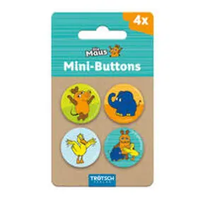  Trötsch Die Maus Mini-Buttons 4er Set | Sonstiges |  Sack Fachmedien