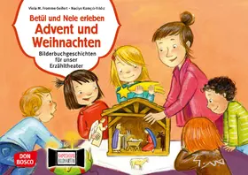 Fromme-Seifert / Kamcili-Yildiz |  Betül und Nele erleben Advent und Weihnachten. Kamishibai Bildkartenset. | Buch |  Sack Fachmedien