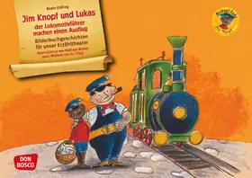Dölling |  Jim Knopf und Lukas der Lokomotivführer machen einen Ausflug. Kamishibai Bildkartenset. | Sonstiges |  Sack Fachmedien