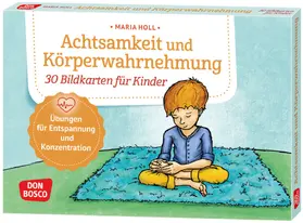 Holl |  Achtsamkeit und Körperwahrnehmung. 30 Bildkarten für Kinder | Buch |  Sack Fachmedien