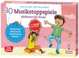 Gulden / Scheer |  30 Musikstoppspiele. Bildkarten für Kinder | Buch |  Sack Fachmedien