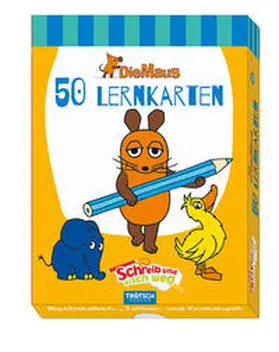  Trötsch Die Maus Lernkarten Schreib und wisch weg mit Stift | Loseblattwerk |  Sack Fachmedien