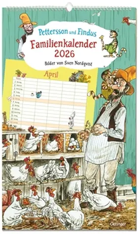 Nordqvist |  Pettersson und Findus. Familienkalender 2026 | Sonstiges |  Sack Fachmedien