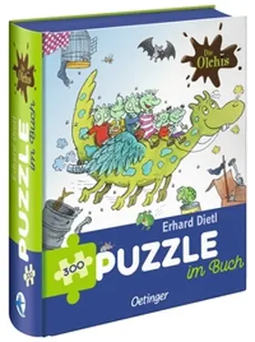 Dietl |  Die Olchis. Puzzle im Buch. Feuerstuhl. 300 Teile, Format 48 x 34 cm | Sonstiges |  Sack Fachmedien