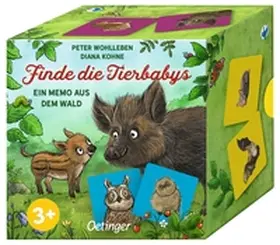 Wohlleben |  Finde die Tierbabys. Ein Memo aus dem Wald für Kinder ab 3 Jahren | Sonstiges |  Sack Fachmedien