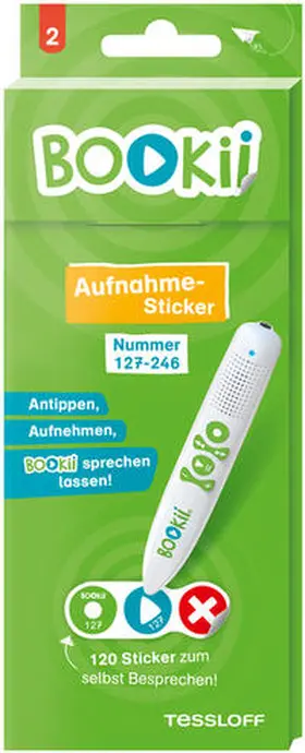 Tessloff Verlag Ragnar Tessloff GmbH & Co.KG |  120 BOOKii® Aufnahme-Sticker neutral Paket 2, Nr. 127-246 | Sonstiges |  Sack Fachmedien