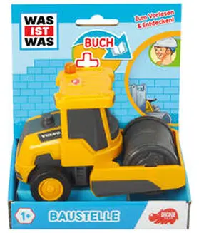 Dickie Spielzeug GmbH & Co. KG / Braun / Weller-Essers |  WAS IST WAS Dickie Toys Baustelle. Set (Fahrzeug + Buch) | Buch |  Sack Fachmedien