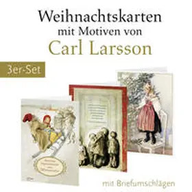  3er-Set Weihnachtskarten mit Motiven von Carl Larsson | Sonstiges |  Sack Fachmedien