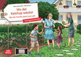 Hauenschild |  Wo der Ketchup wächst. Wie die Tomate keimt und reift. Kamishibai Bildkartenset | Sonstiges |  Sack Fachmedien