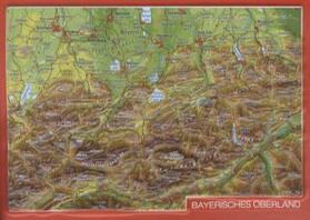 Markgraf / Engelhardt |  Reliefpostkarte Bayerisches Oberland | Buch |  Sack Fachmedien