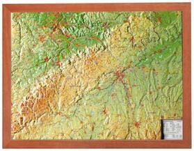 Markgraf / Engelhardt |  Relief Schwäbische Alb 1:430.000 mit Holzrahmen | Sonstiges |  Sack Fachmedien
