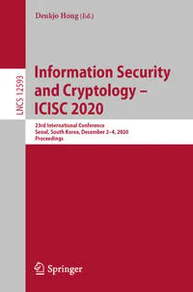 Hong | Information Security and Cryptology – ICISC 2020 | E-Book | www2.sack.de