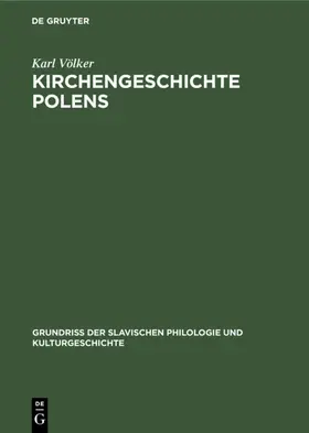 Völker |  Kirchengeschichte Polens | eBook | Sack Fachmedien