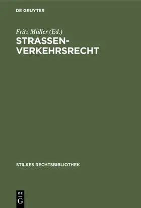 Müller |  Strassenverkehrsrecht | eBook | Sack Fachmedien
