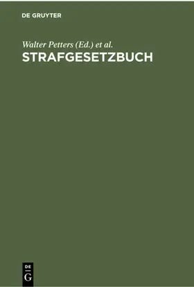 Petters / Preisendanz |  Strafgesetzbuch | eBook | Sack Fachmedien