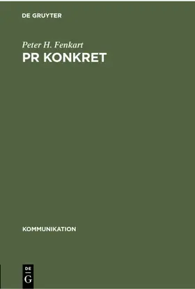 Fenkart |  PR konkret | eBook | Sack Fachmedien