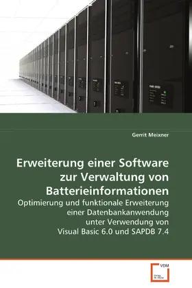 Meixner |  Erweiterung einer Software zur Verwaltung vonBatterieinformationen | eBook | Sack Fachmedien