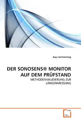 Leichsenring |  DER SONOSENS® MONITOR AUF DEM PRÜFSTAND | eBook | Sack Fachmedien
