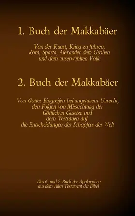 Menge / Tessnow |  Das 1. und 2. Buch der Makkabäer, das 6. und 7. Buch der Apokryphen aus der Bibel | eBook | Sack Fachmedien