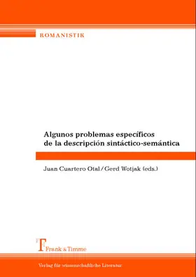 Otal / Wotjak |  Algunos problemas específicos de la descripción sintáctico-semántica | eBook | Sack Fachmedien