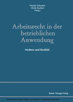 Schramm |  Arbeitsrecht in der betrieblichen Anwendung | eBook | Sack Fachmedien
