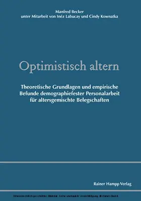 Becker |  Optimistisch altern! | eBook | Sack Fachmedien