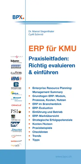 Siegenthaler / BPX |  ERP für KMU | eBook | Sack Fachmedien