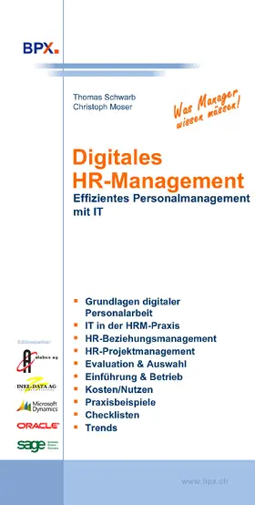 Schwarb / BPX |  Digitales HR-Management | eBook | Sack Fachmedien