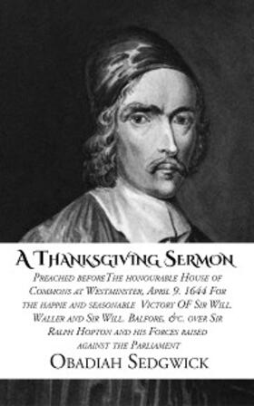 Sedgwick |  A Thanksgiving Sermon | eBook | Sack Fachmedien