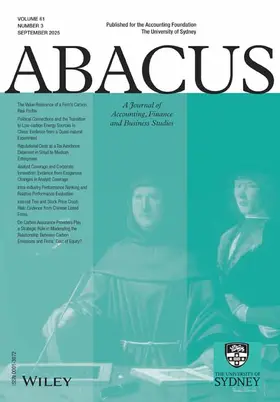 Abacus | John Wiley & Sons | Zeitschrift | www2.sack.de
