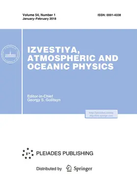  Izvestiya, Atmospheric and Oceanic Physics | Zeitschrift |  Sack Fachmedien