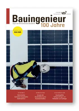 Prof. Dr.-Ing. E.h.K. Zilch, Prof. Dr.-Ing. G. Gimscheid, Prof. Dr.-Ing. R. Katenbach, Prof. Dr.-Ing. M. Pasternak, Prof. Dr.-Ing. P. Wriggns |  Bauingenieur | Zeitschrift |  Sack Fachmedien